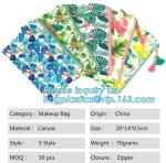custom logo 12oz canvas cotton cosmetic pouch,China Factory Wholesale Fashion