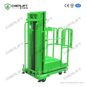 Wholesale 200kg Semi - Electric Aerial Stand Up Order Picker 2.7m 3.3m 4.0m 4.5m from china suppliers