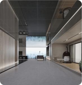 Wholesale Deep Gray 600x1200mm Antibacterial Tiles And Outside Floor Antique Soft Glazed Porcelain Tile For Office And Project from china suppliers