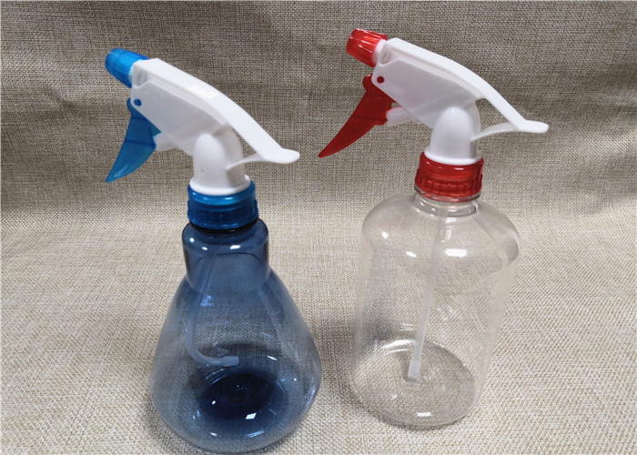 All Plastic Pressure Sprayer , White / Red / Blue Plastic Pump Dispenser Tops