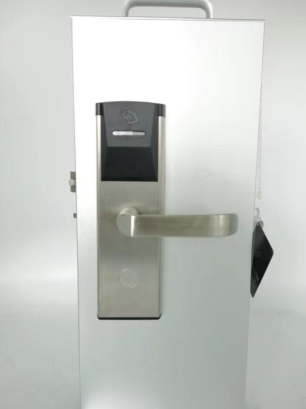 Stainless Steel Electronic Card Key Door Lock / RFID Access Control Door Lock