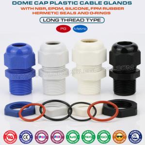 Wholesale Nylon Elongated M20 Cable Gland, IP68 Waterproof 6-12mm Lengthened Cable Gland Protector Long Thread Gland Connector from china suppliers