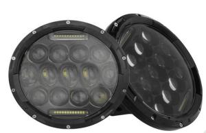 Wholesale IP68 White 75W Jeep Wrangler Headlights 2pcs LED Daytime Running Light from china suppliers