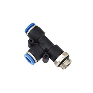 Wholesale PD - G Branch Tee Male connector Side G Thread Gray Colour Tube Fittings from china suppliers