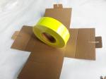 Bright Photo Reflective Conspicuity Tape Placement , Fluorescent Yellow