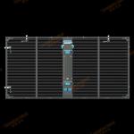 Large Video Wall Rental LED Transparent Screen for Outdoor Events Concert P10.41