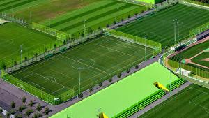 Wholesale Quartz Sand Infill Material Artificial Football Pitches 8-10 Years Life Span 50mm Pile Height from china suppliers
