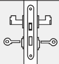 Certifire Stainless Steel Mortice Door Lock forFire Door Emergency Escape EntryEN1634 Fire Tested EN12209 and CE Marking
