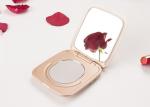 1X / 5X Magnification LED Cosmetic Mirror , Folding Compact Mirror With Touch