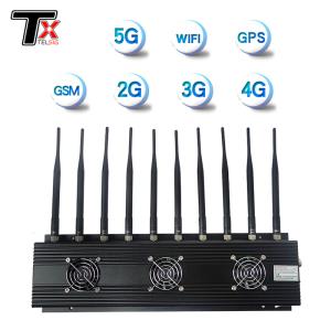 Wholesale Three Fan Desktop WiFi Signal Jammer Radius 5-40 Meter For Conference Room from china suppliers