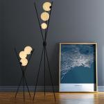 Nordic Post-modern Floor Lamp 3D Printing Moon Led Lamps for Living Room nordic