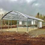 Multispan Hydroponics Plastic Film Agricultural Greenhouse for Commercial Farm
