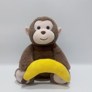 Wholesale Peek A Boo Monkey With Banana Interactive Repeats Plush Toy Musical Singing Talking from china suppliers