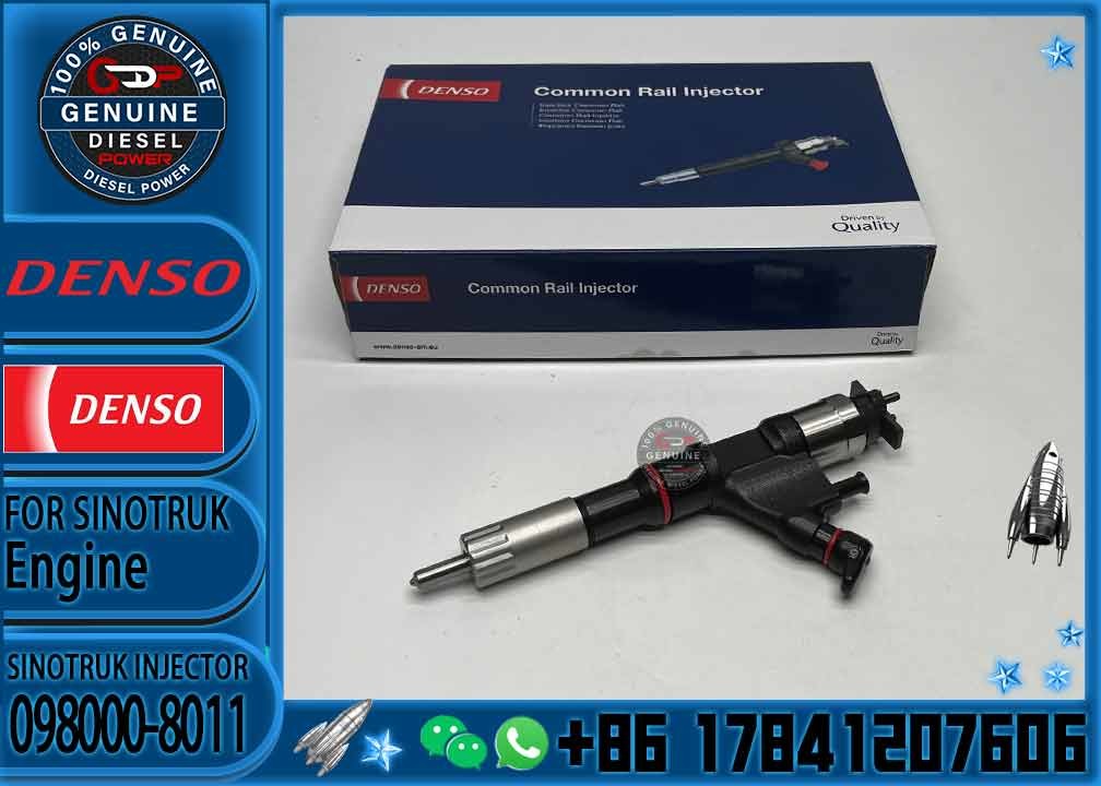 Hot sell Fuel injector common rail fuel injector 098000-8011 0980008011 VG1246080051
