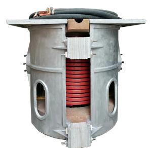 Wholesale 1200C Brass Melting Furnace , 1.5 Ton No Pollution Megatherm Induction Furnace from china suppliers