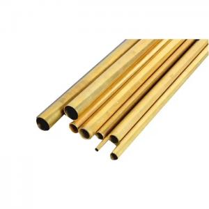 Wholesale C26000 6000mm  Yellow Coated Copper Pipe 4mm Od Brass Tube For Construction Decoration from china suppliers