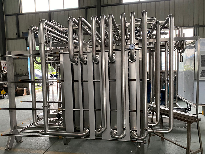 Customized 500-20000 L/H Pasteurizer For Orange/Apple/Coconut Juice Processing Line Pasteurizaton Machine
