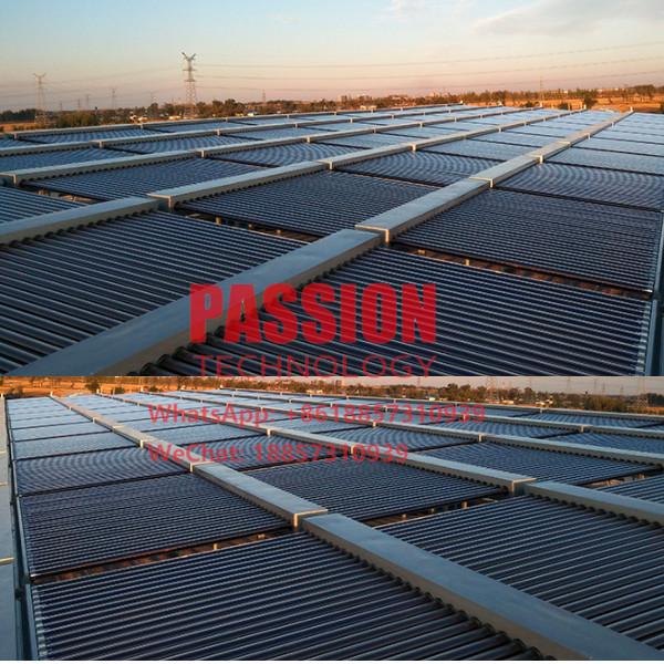 Solar Water Heater Vacuum Tube Solar Collector , Evacuated Tube Collector 2000L