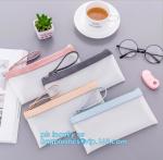 Translucent Zipper Lock TPU Pencil Bag / Pencil Case, vinyl TPU pencil case bag
