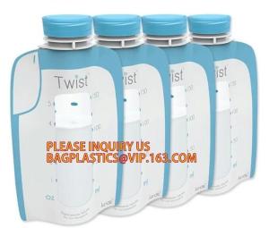 Wholesale Food grade breastmilk storage packaging bag, breast milk pack bag,reusable baby food pouch milk storage bag ground coffe from china suppliers