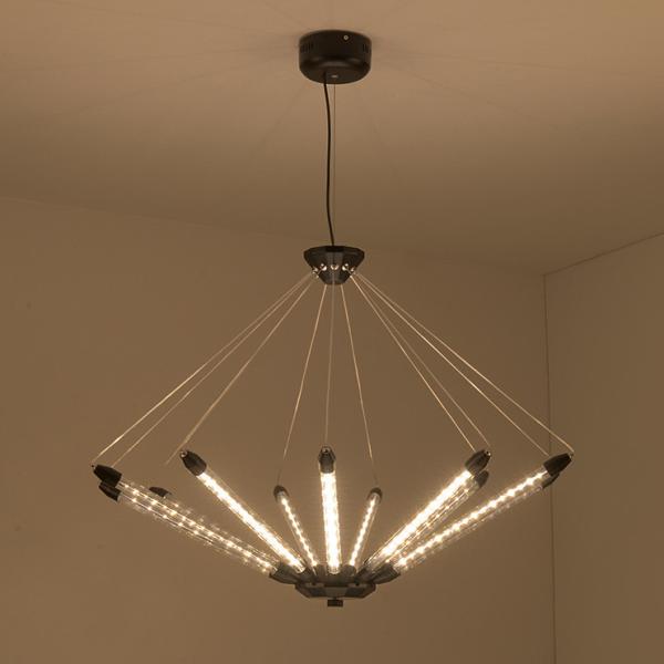Post-modern minimalist chandelier Creative retractable bedroom living room Kroon