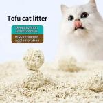 Odor Absorbing Tofu Cat Litter Customized All Natural Clumping Litter