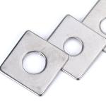 SUS304 Square Hole Washer Din434 Stainless Steel Square Washers
