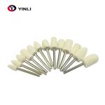 Bio Degradable White Mounted Felt Bobs 2.7*3.175mm Shank