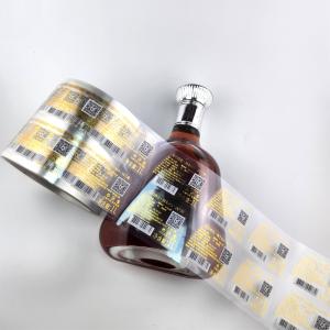 Wholesale Transparent Eco Friendly Custom Roll Labels Custom Gold Foil Stickers Self Adhesive from china suppliers