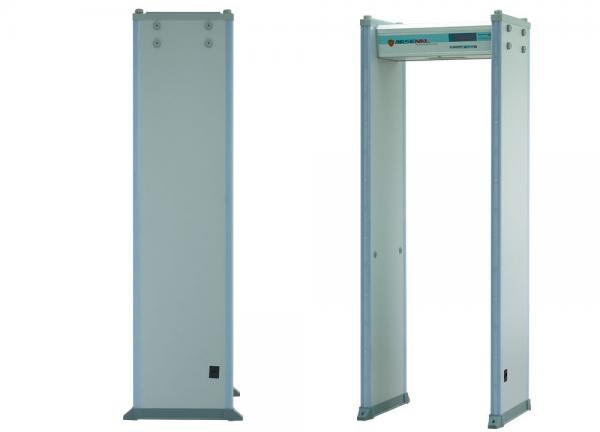 Quality 6 Zones Walk Through Metal Detector Gate , Door Frame Metal Detector With  LCD Display for sale