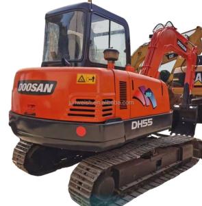 Wholesale 5ton Operating Weight 2018 Doosan DH55 Used Mini Excavator for Your Construction from china suppliers