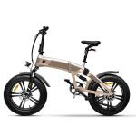 48V 10.4Ah lithium battery multicolored electric folding bike 20*4.0 fat tyre
