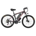 Lithium Battery 26 Inch Electric Mountain Bike SMLRO C6 With Cutoff Brake