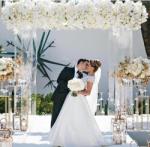 Christmas Wedding Stage Birthday Decoration Backdrop Acrylic Square Pillars Home