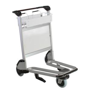 Wholesale Polished Airport Luggage Trolley With Logo Hand Brake Airport Trolley Cart from china suppliers