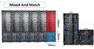 Wholesale Full Color P3.91 P4.81 Outdoor Rental Led Display Screen 500x1000mm 3840hz Stage Led Display panels from china suppliers