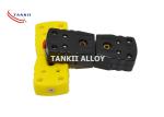 Nylon Resin Miniature Thermocouple K Type Connector 16A Yellow Color