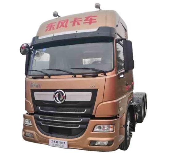 10-Wheel 6X4 Semi Trailer Head Tractor Truck Diesel Fuel Left Steering Fast Gear