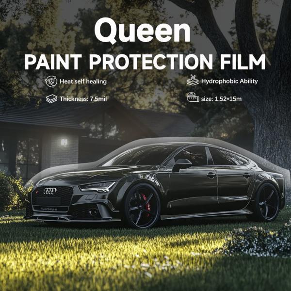 Queen Gloss Auto Instant Healing TPU PPF Hydrophobic Car Clear Paint Protection