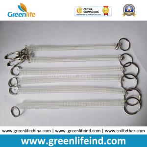 Wholesale High Janpan Quality Transparent Clear Slim Expanding Key Coil Chains from china suppliers