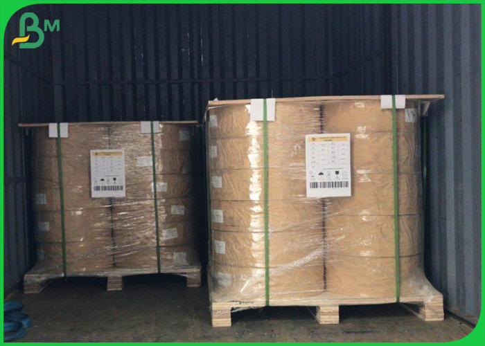 Degradable 14MM 15MM Slitted Printed Kraft Paper for Food Grade Paper Straw