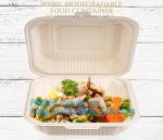 Catering Eco-Friendly Container Compartment Starch lunch Meal Box, Disposable