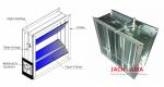 Volume Control Damper Frame Machine Air Duct VCD Damper Machine