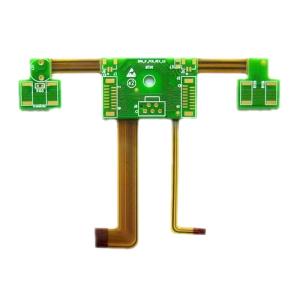 Immersion Gold Rigid Flex PCB Two Sided with Multiple Interconnects