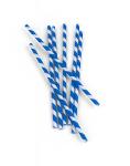 A variety of flower and color mixed color paper straw with spiral wave pattern