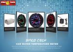 12v Auto Water Temperature Gauge Low Noise Aluminum Coolant Temperature Gauge
