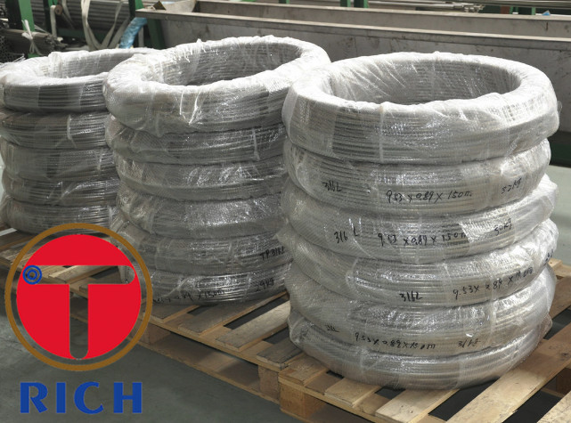 Astm A269 Capillary Stainless Steel Tube Coil For Electric Appliance Industries