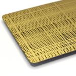 Mirror Etched Decorative Stainless Steel Sheet Gold Wall Cladding Sheet