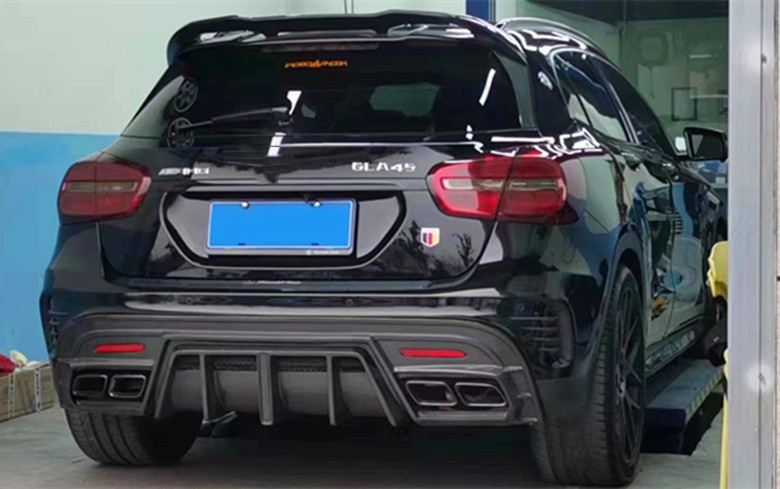 Hot Sale Gla45 Gla260 X156 Carbon Fiber Body Kit Gla45 Carbon Fiber Rear Diffuser 2014-2019