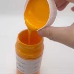 Golden Yellow Polyester Pigment For Coatings Leather Cosmetic Inks